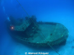 Evelio Pina at Butler Bay wrecks Site. by Abimael Márquez 